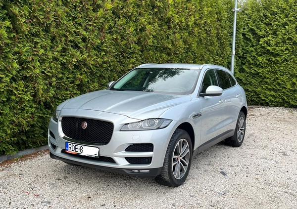 Jaguar F-Pace cena 99900 przebieg: 158000, rok produkcji 2019 z Dębica małe 121